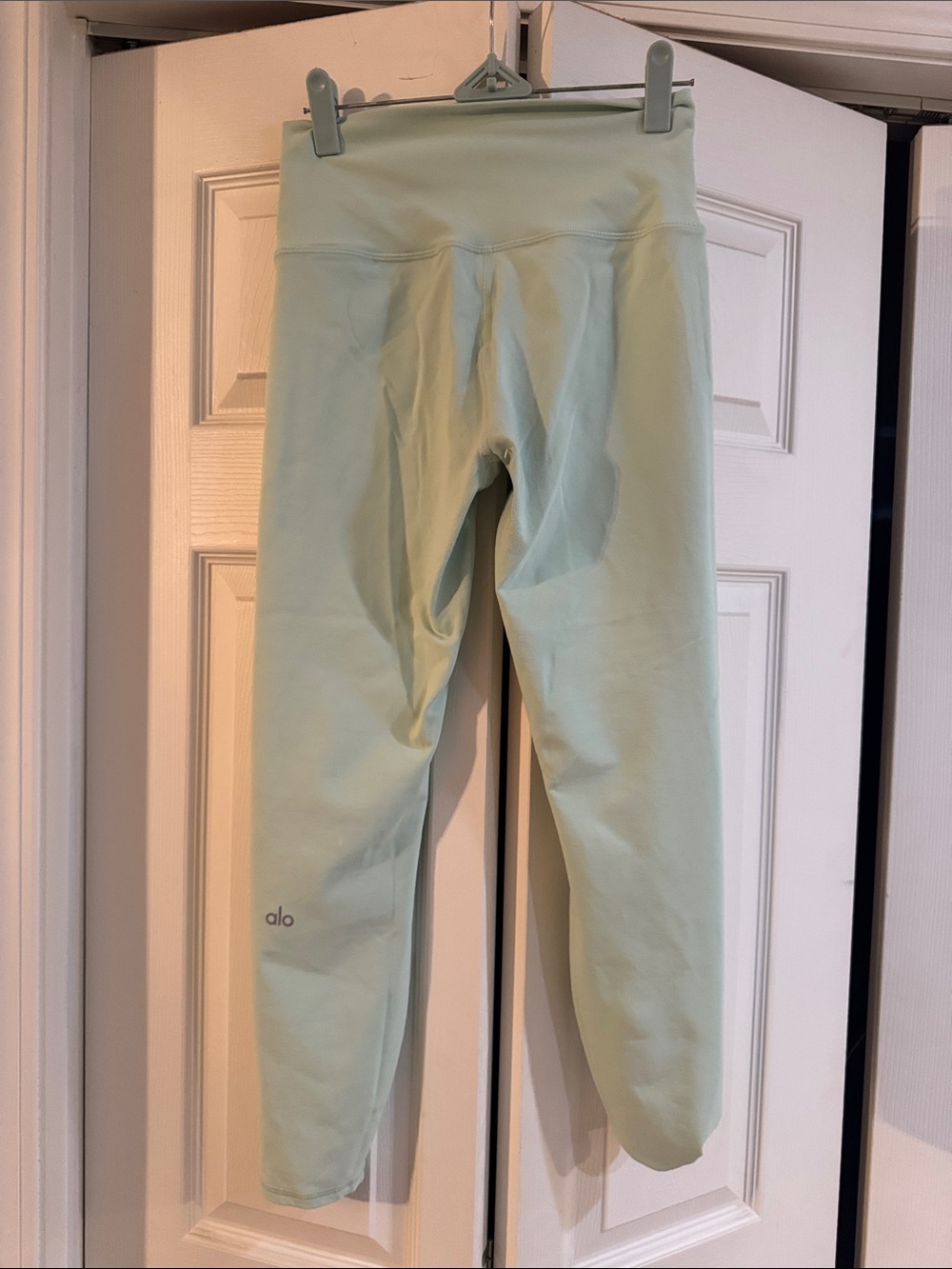 ALO Yoga Kids High-Waist Leggings in Mint Green